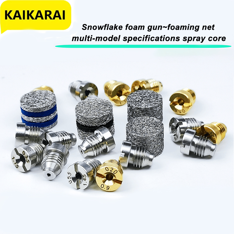 Foam Cannon Car Wash - 精密フォームキャノンオリフィスノズルユニバーサル0.9〜1.4ミリメートルスレッドノズルとメッシュフィルタースノーフォームランス洗車用3000 PSI