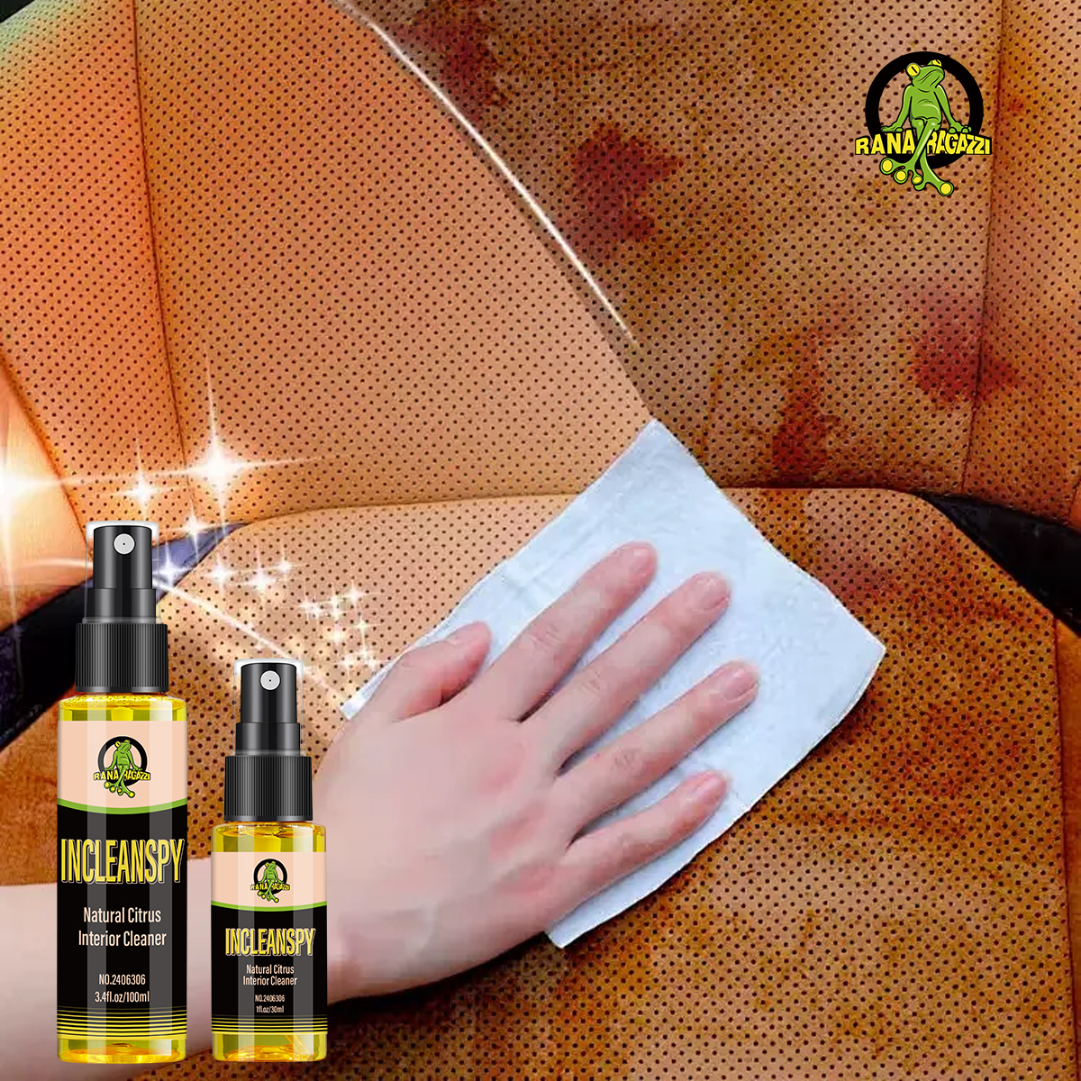 Seat Cleaner Fabric - 車内フォームクリーナー,ニュートラルクリーナー,革,織物,除染,スプレーツール