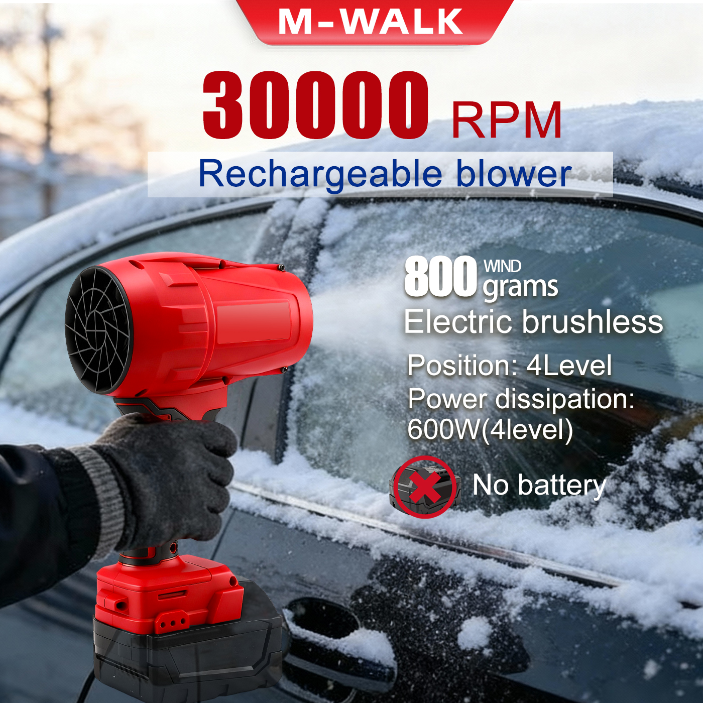 Dryer Car Blower - 200M/S コードレス電動ブロワーターボジェットファンブラシレスブロワーカードライヤーハンドヘルドダストブローワー ミルウォーキー18Vバッテリー対応