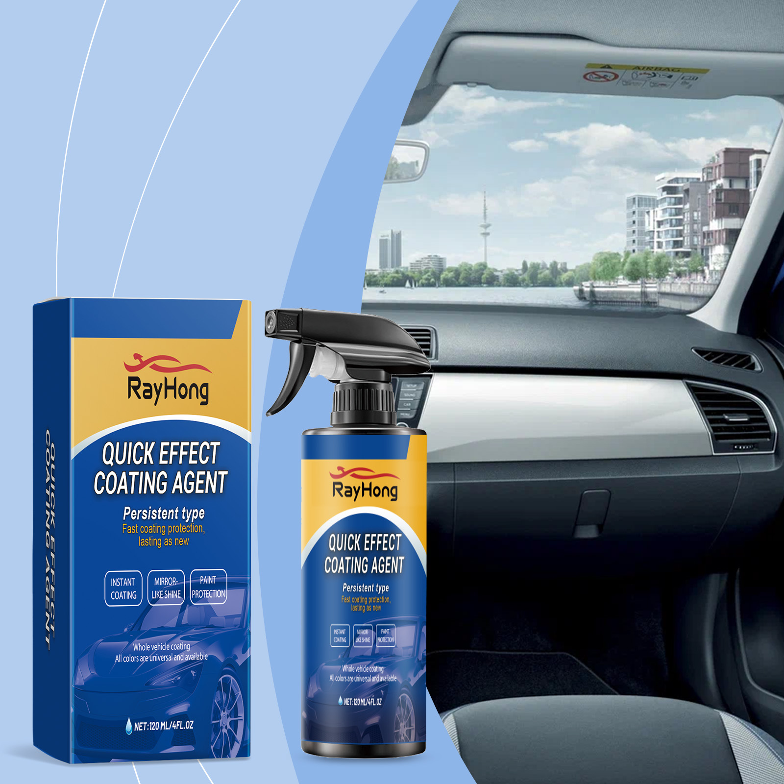 Car Wax Ceramic Coating - 車用セラミックコーティングスプレー クイックナノ疎水性ペイント保護剤 傷防止 ウォーターレスウォッシュ カーワックス ポリッシング