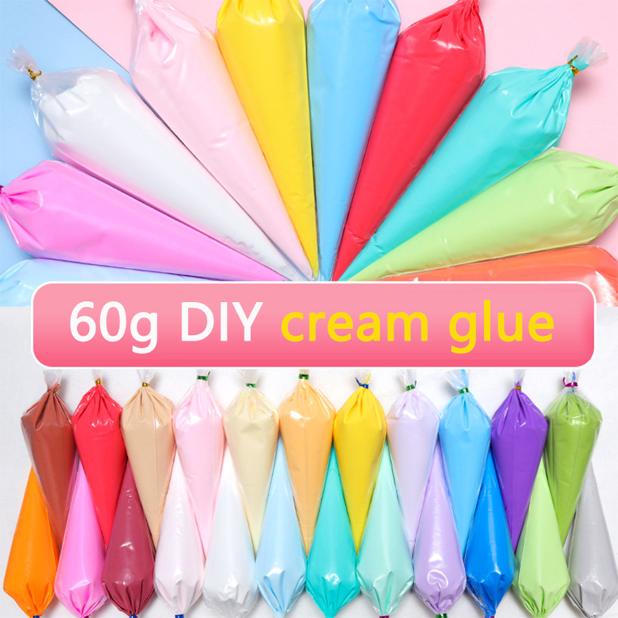 Clay Bar Lubricant - 60gレジンDIYクリームフェイクホイップクレイグルーシミュレーションジェルモバイルシェルDIYクラフトソフトクレイデコレーションアクセサリーDIY