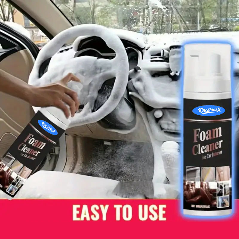 Leather Cleaner Interior - 多機能フォームクリーナー 車内汚れ除去・清掃 レザーシート ホームフォームクリーナースプレー メンテナンスウォッシュ
