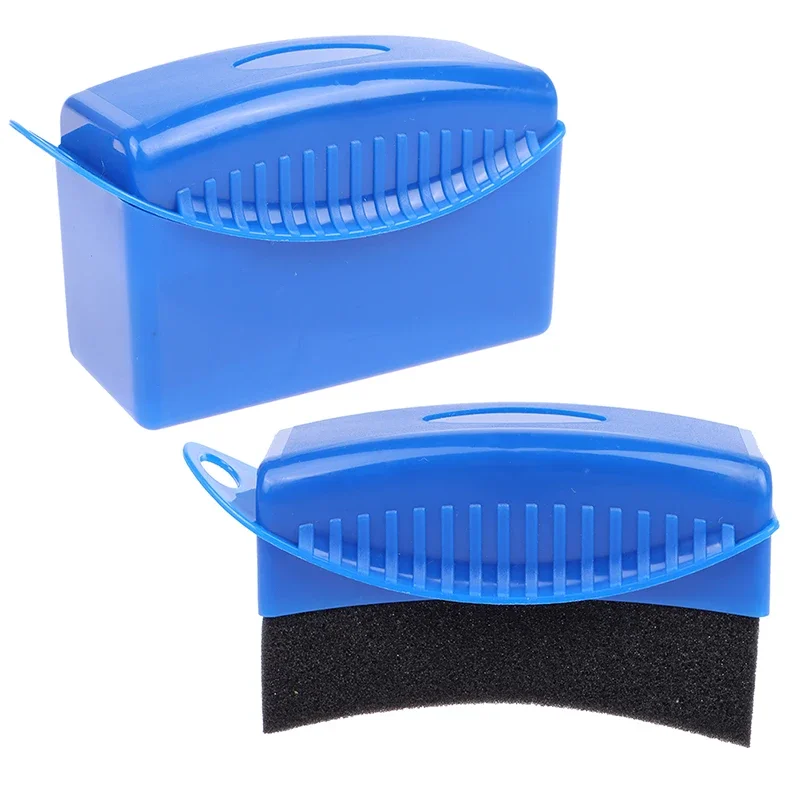 Wax Applicator Pad - 車のホイールスポンジブラシ (蓋付きまたは蓋なし) - タイヤ輪郭クリーナー&ドレッシングアプリケーター、ワックスがけ研磨パッド ディテールアクセサリー