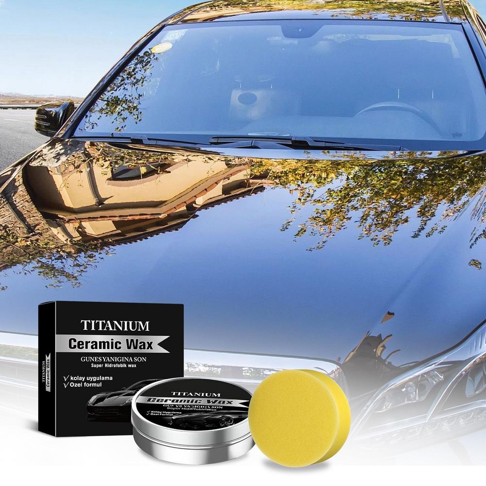 Car Wax Ceramic Coating - 車のスクラッチ修復ワックスタイタンセラミックワックスクリームカー製品ケアクイックコーティング洗車ワックスワックスエージェント車プロフェッショナル C6O3
