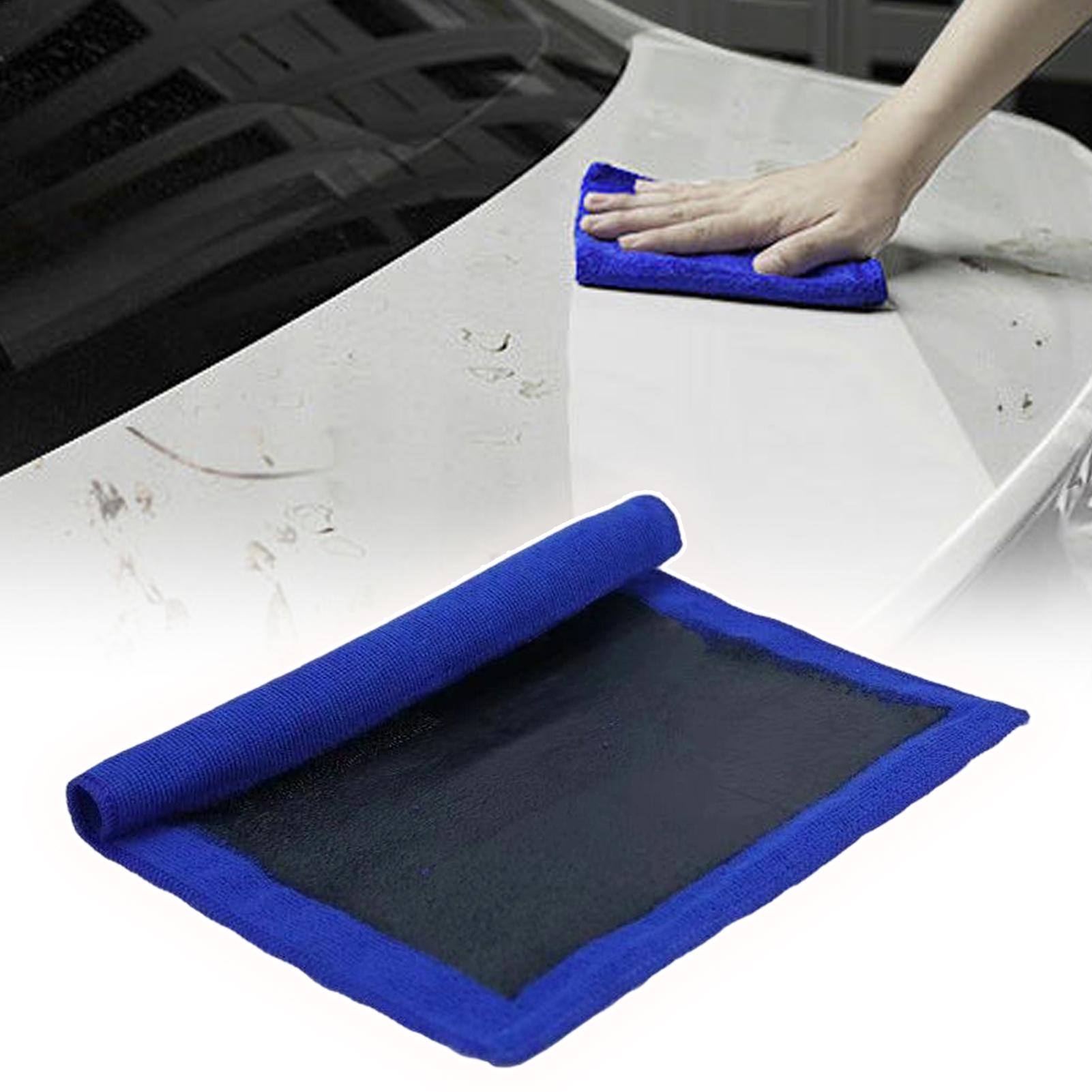 Clay Bar Lubricant - カーディテーリングクレイタオルファイングレード合成ミット塗料除染ガラスホイールクリーナー再利用可能な自動車洗浄クレイバータオル