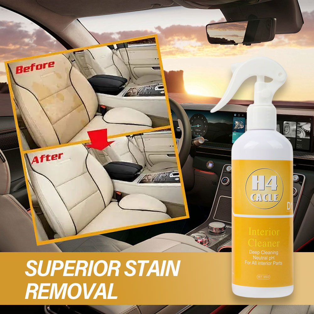 Seat Cleaner Fabric - カークリーナー インテリアスプレー 汚れ汚れ除去 車のシートと表面用 シートヘッドライナー レザーファブリックとヘッドライナー