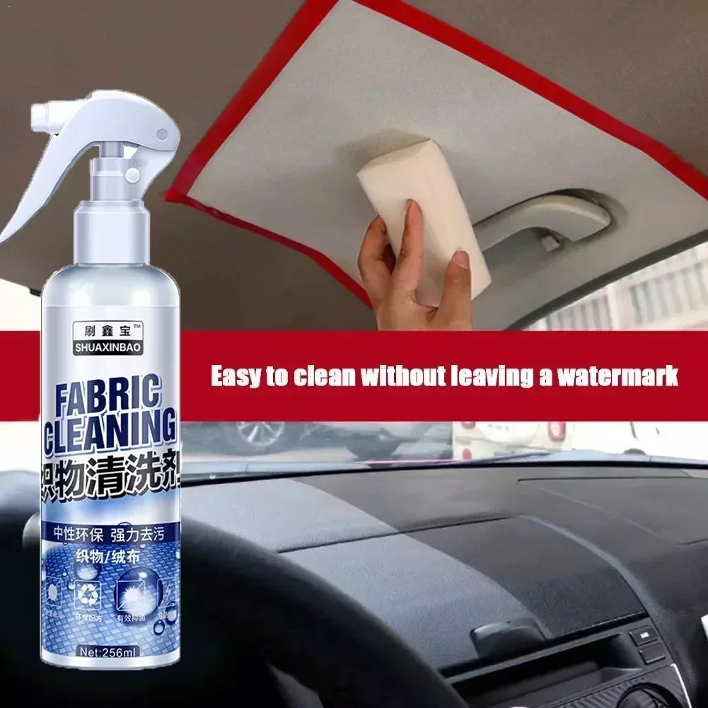 Seat Cleaner Fabric - 車内洗浄剤 天井クリーナー レザーフランネル織物 水を使わない洗浄剤 自動車ルーフダッシュ洗浄ツール