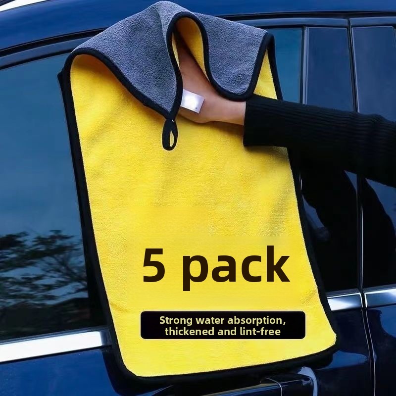 Microfiber Towel Detailing - ペイントセーフマイクロファイバーディテーリングタオル – 強化エッジ、車、家庭、ガラスに使用できる傷防止 – プロ品質の究極のカーケア用品