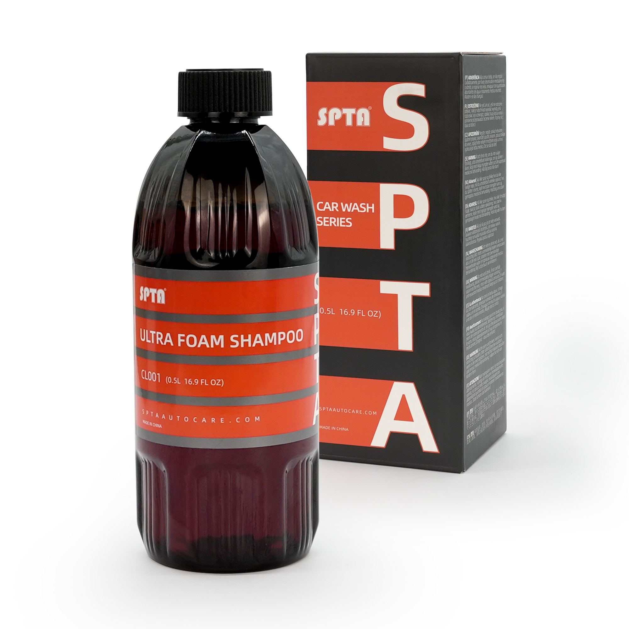 Car Shampoo Ph - SPTAウルトラフォームシャンプー（16オンス/500ml）オレンジの香り、高圧洗浄機用、最高の洗車用洗剤