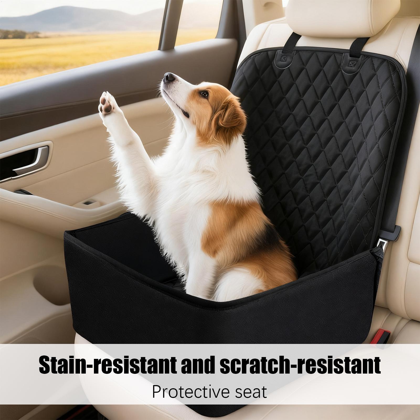 Seat Cleaner Fabric - 防水犬用ブースターカーシート、大型ペットシートカバー、車用、お手入れ簡単、ブースタークッションキャリアカバー、ベッド、SUV、トラック用