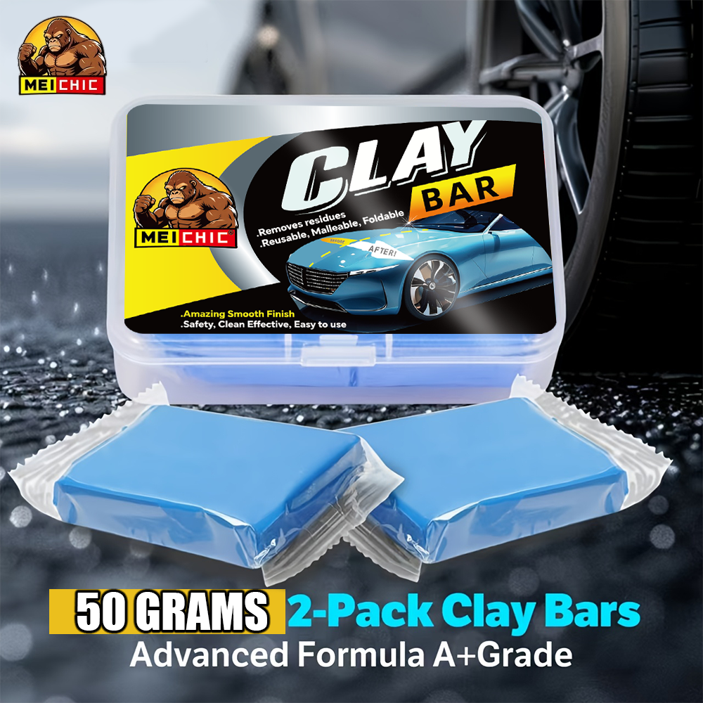 Clay Bar Lubricant - 高品質オートディテーリングクレイバー 2個入り50g/セット 傷防止洗浄粘土 吸着性あり 車 トラック