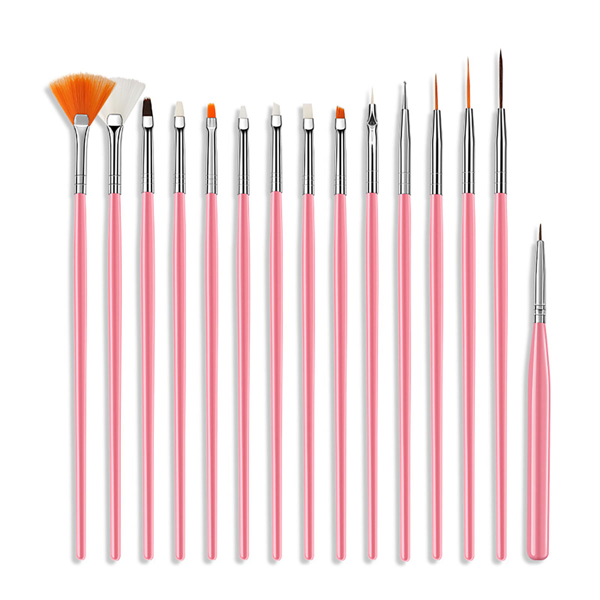 Detailing Brush Set - 細かい絵筆のセット,芸術的な絵画のためのミニチュア絵筆,アクリル,水彩,油,モデル,15個
