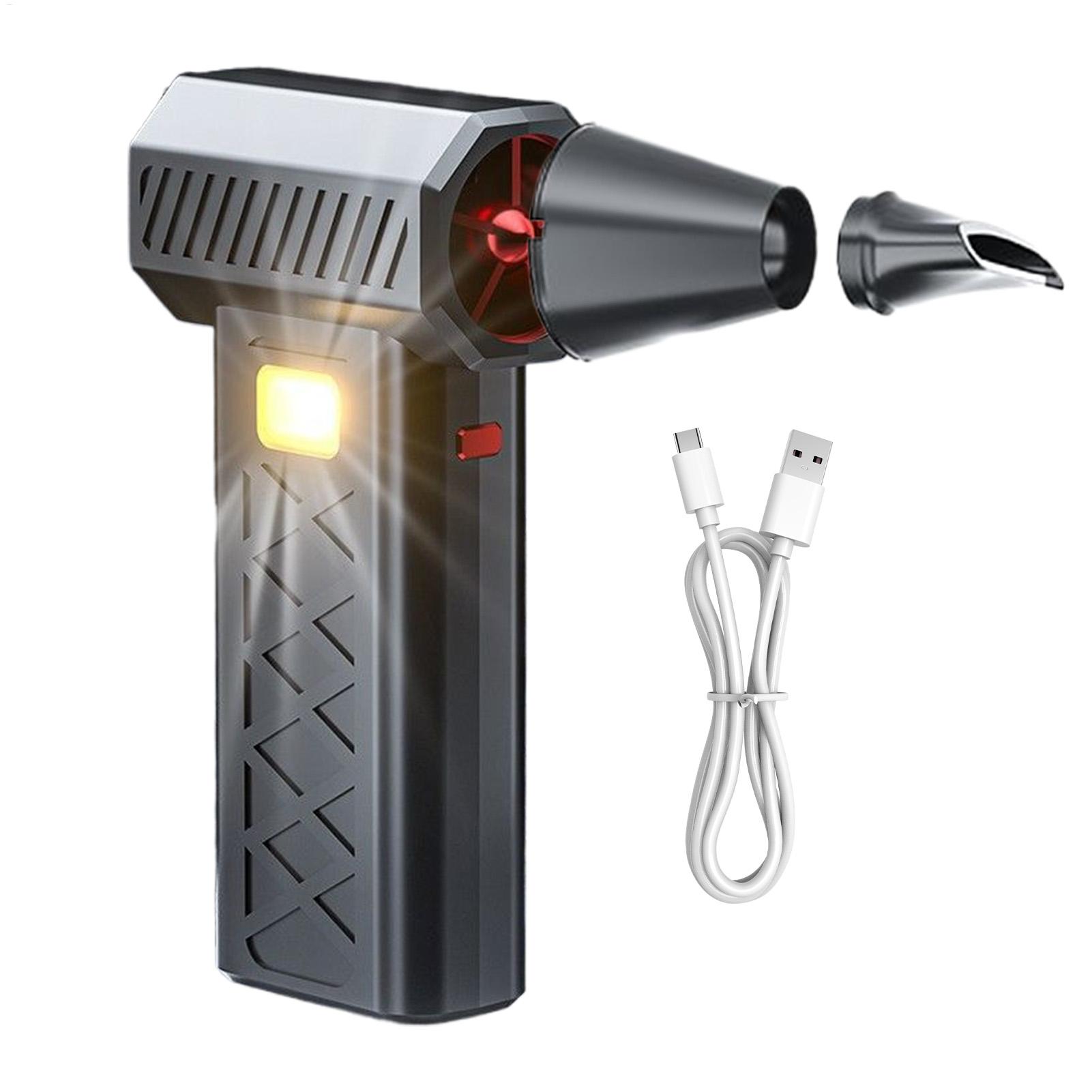 Dryer Car Blower - ミニ除雪機 安全ハンマー付き 6段階速度調整可能 ドライヤー ポータブルエアブロワー 車内清掃