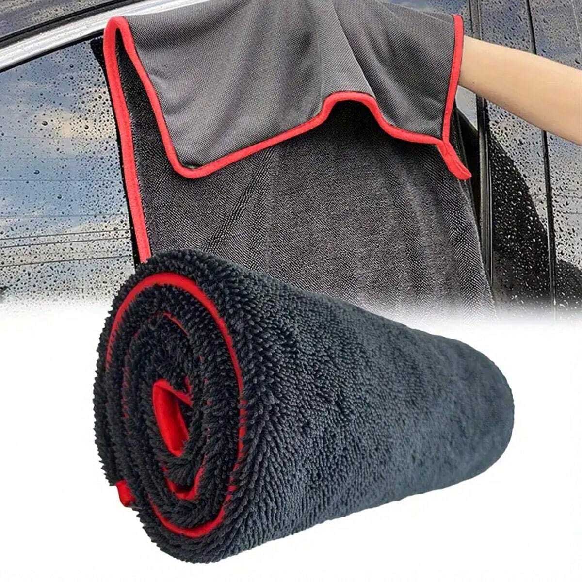 Microfiber Towel Detailing - 超吸収性マイクロファイバーカータオル、コンパクトなデザイン、強力な吸水性、車、トラック、船舶に最適。