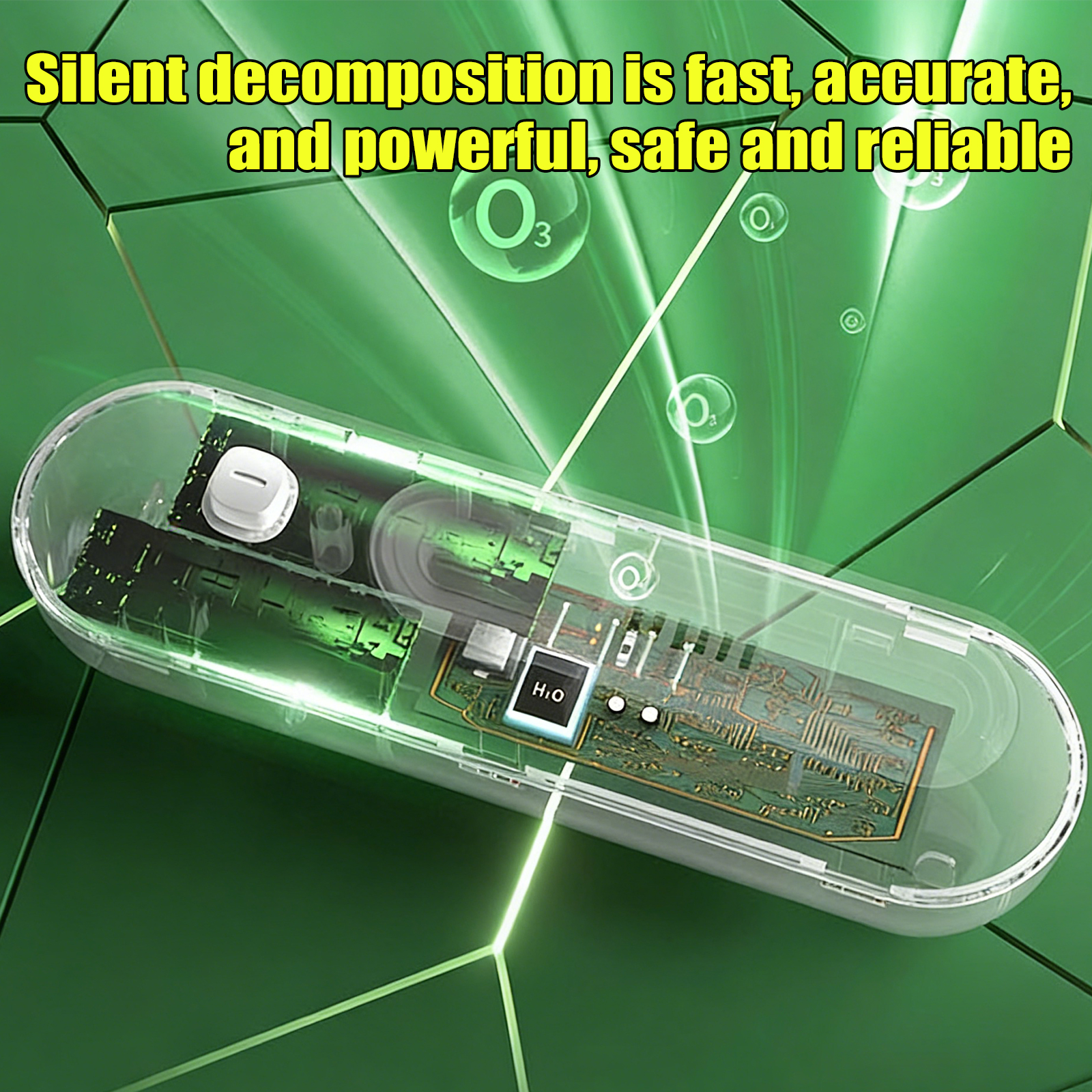 Odor Eliminator Car - ミニUSB冷蔵庫用消臭剤 再利用可能な消臭吸収剤 タイマー機能付き 冷蔵庫 キッチン クローゼット