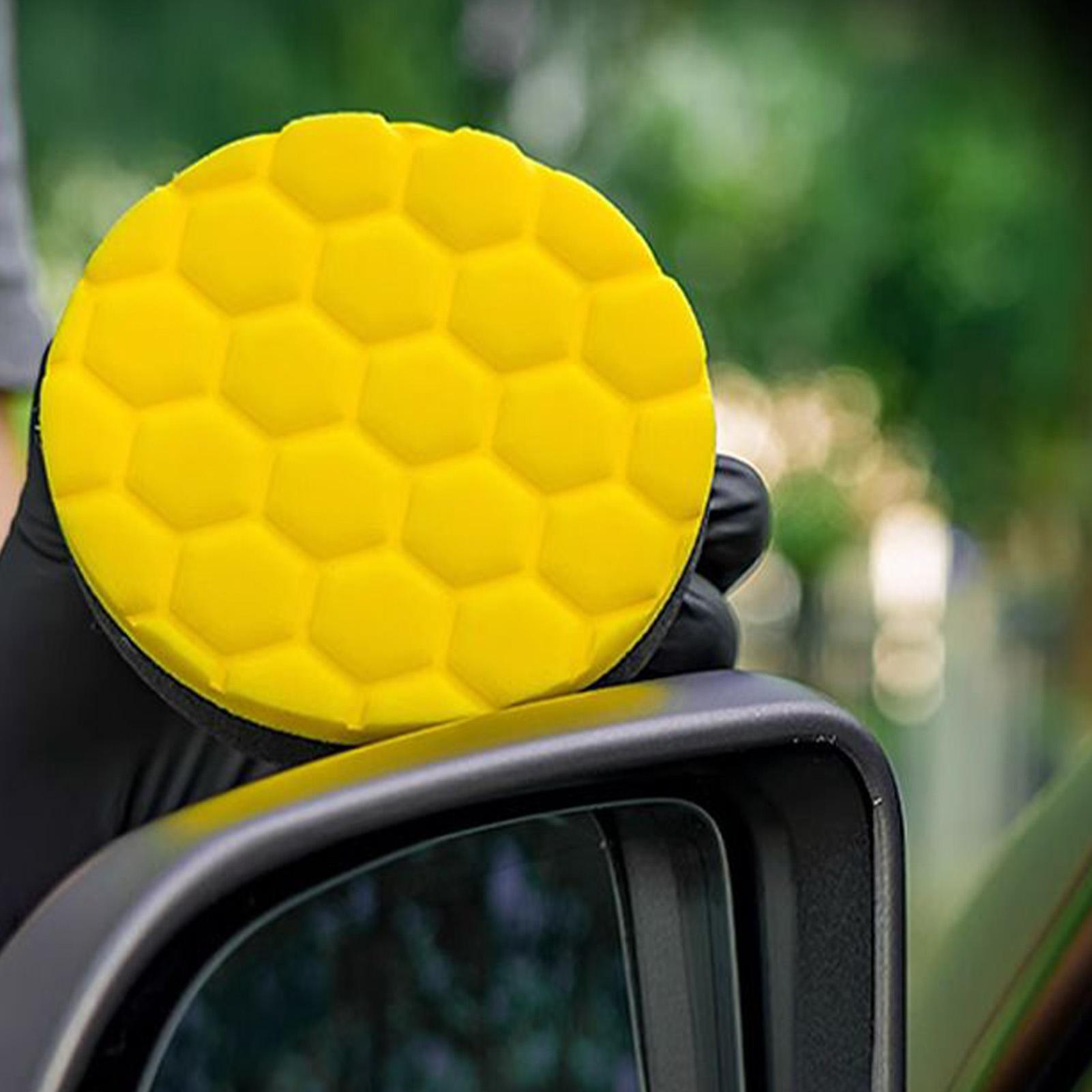 Wax Applicator Pad - 車用ワックス磨きスポンジアプリケーター、ハンドタイヤワックススポンジ高密度フォームスポンジ車用アクセサリーireアプリケーターパッドブラシ