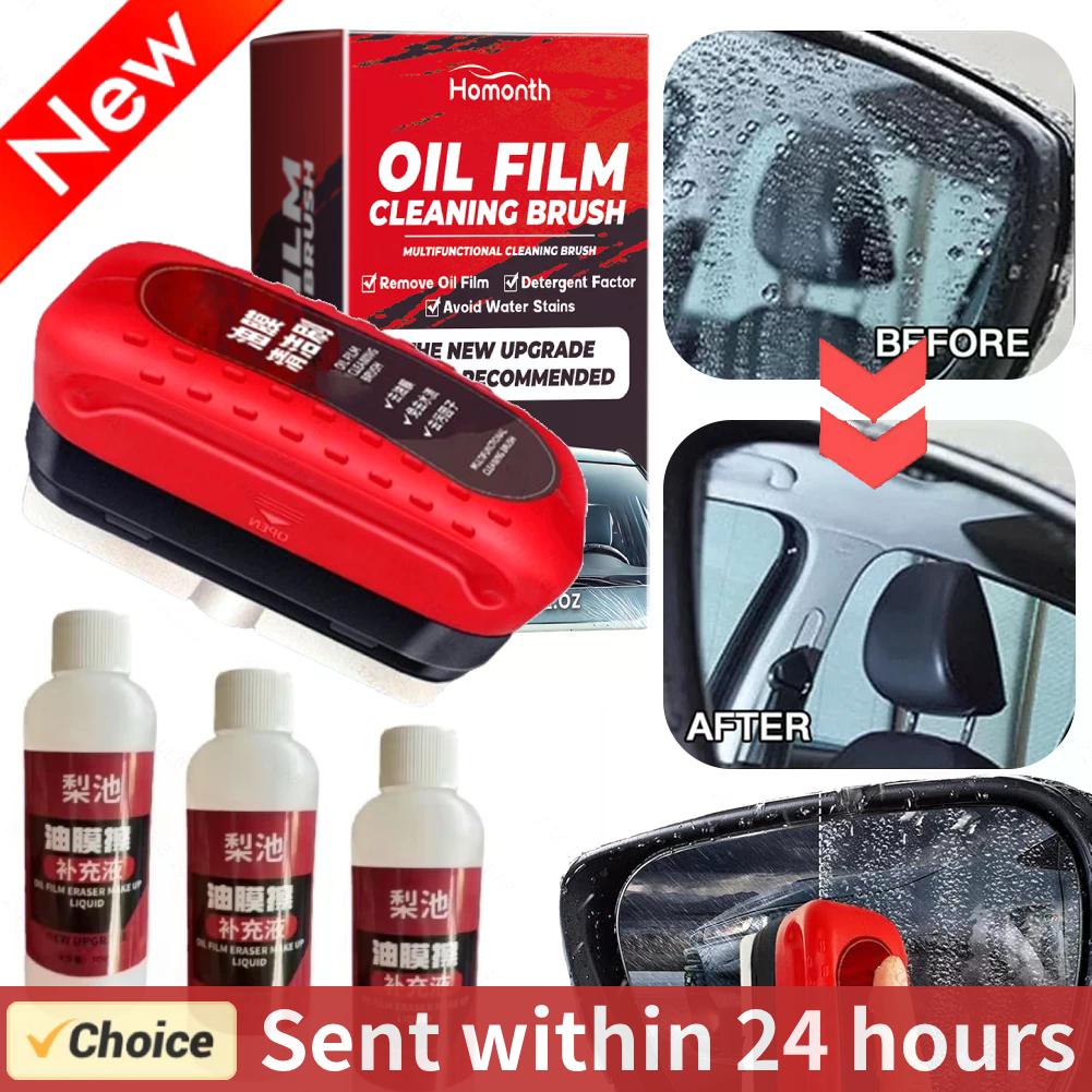 Car Cleaning Brush - 車のガラス油膜除去剤自動車ガラススポンジクリーニングブラシフロントインナーフロントガラスガラス油膜クリーナー車のクリーニング