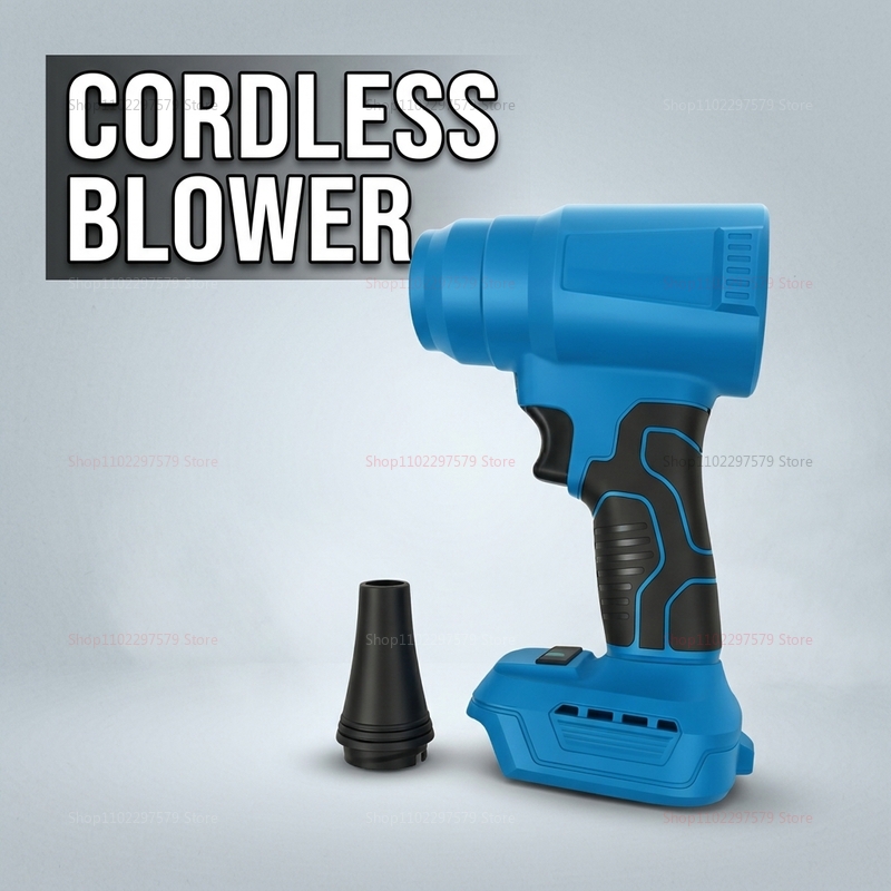 Dryer Car Blower - ブラシレスターボジェットファンコードレス電動ブロワーストームハンドヘルドスノーカードライヤー マキタ18Vバッテリー電動工具用