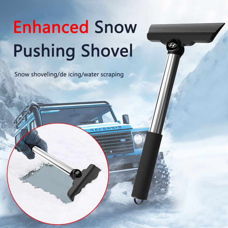 Car Cleaning Brush - 車の雪ブラシクリーニングシャベルガラスアイススクレーパーツールヒュンダイ HB20 KONA i20 i10 IONIQ