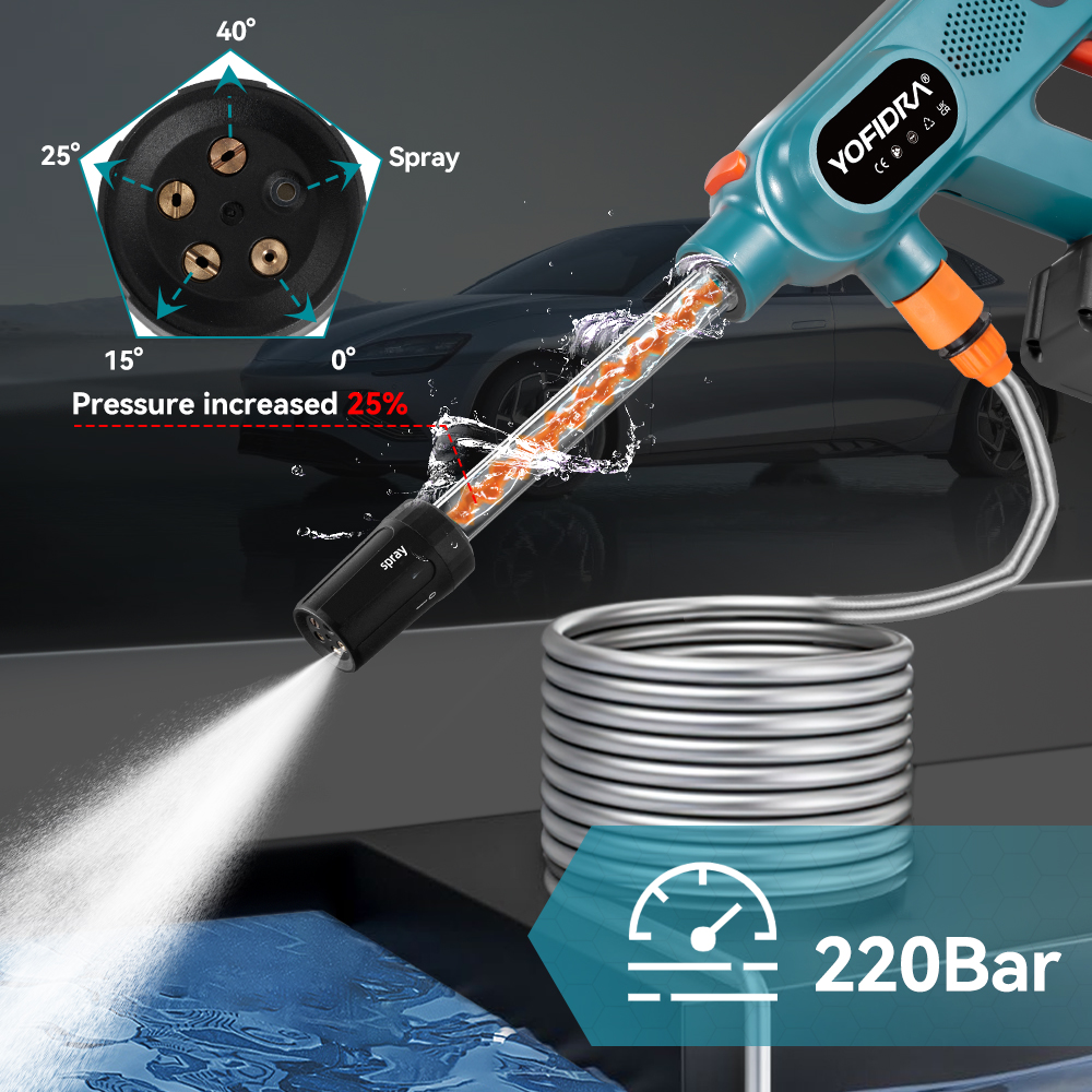 YOFIDRA 3500Wブラシレス高圧洗浄機ガン 220B - Car Shampoo Ph のレビューと価格