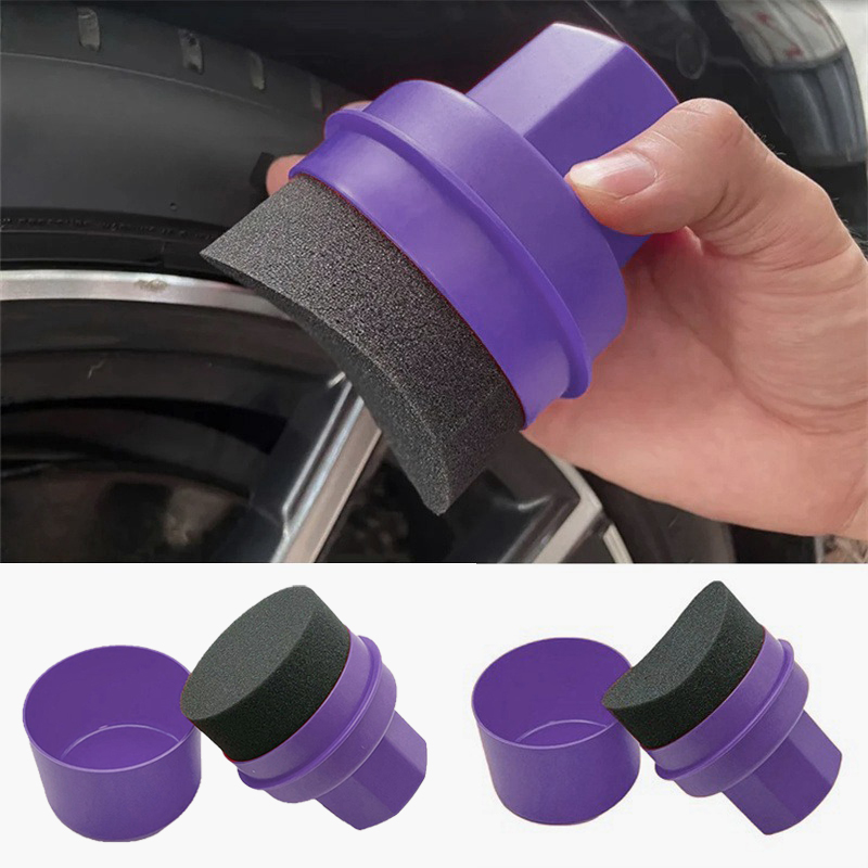 湾曲した車のタイヤワックスがけスポンジ蓋付き自動車ディテール - Wax Applicator Pad のレビューと価格