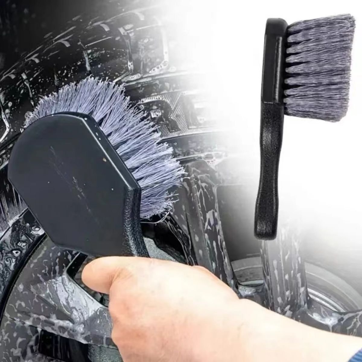 車のホイールクリーニングブラシ ディテールブラシ ショートハ - Car Cleaning Brush のレビューと価格