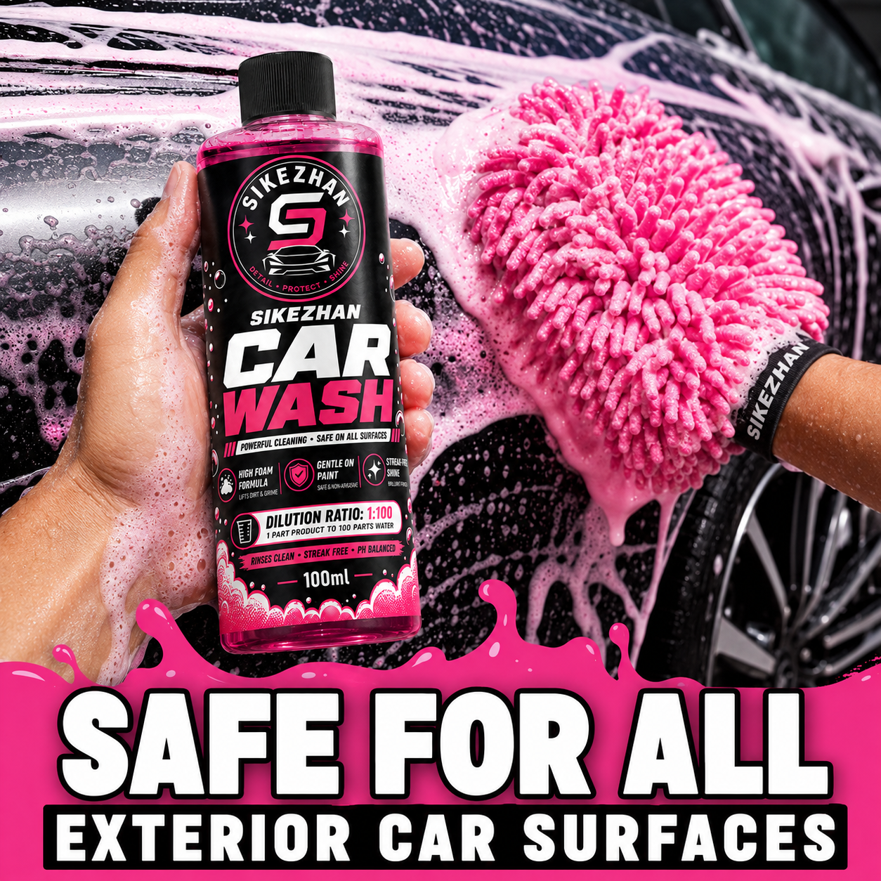 100ml 1:100濃縮スーパースーパーソッドフォーミング - Foam Cannon Car Wash のレビューと価格