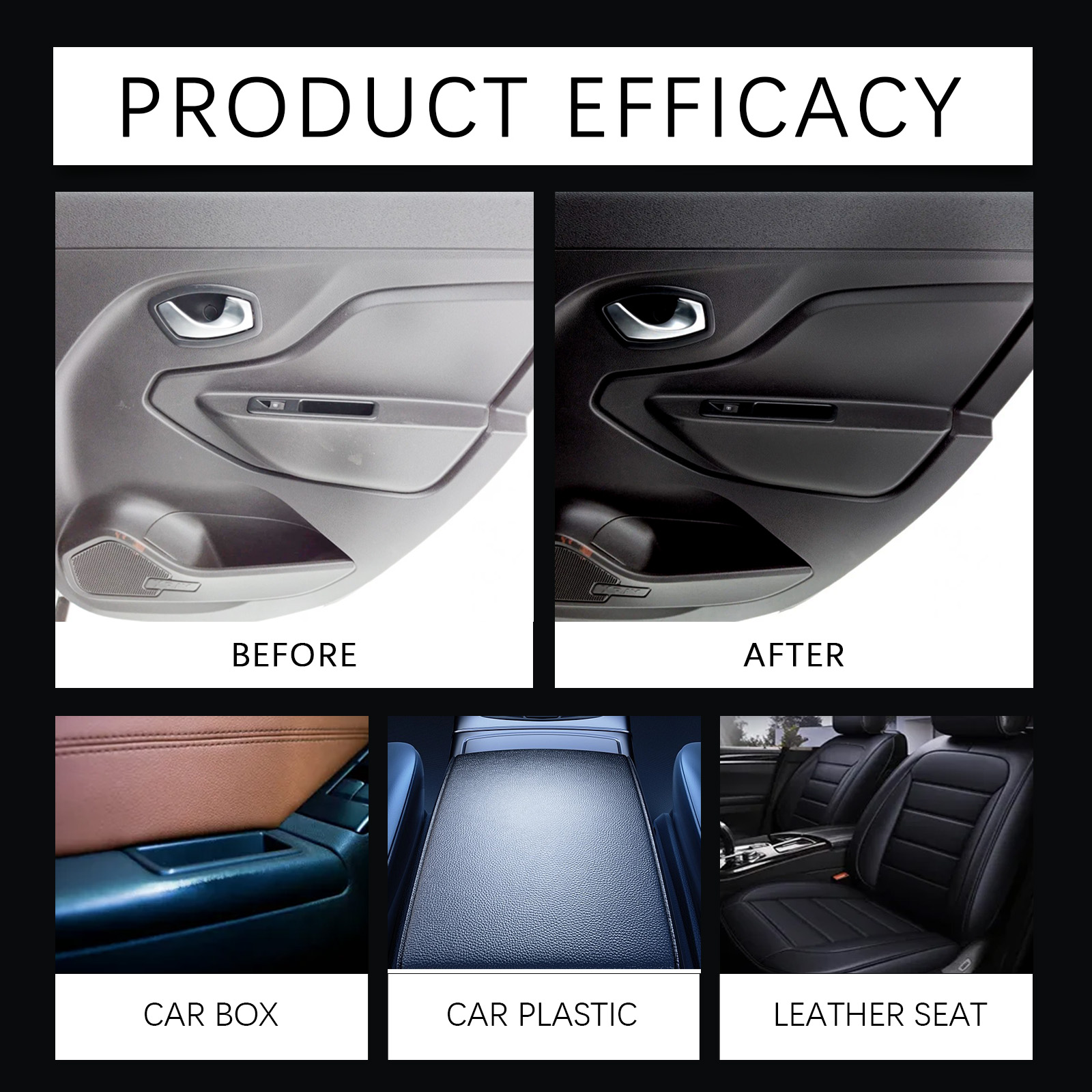 100ml 車内磨き剤 車内光沢クリーナー 内装ディテイラー - Leather Cleaner Interior のレビューと価格