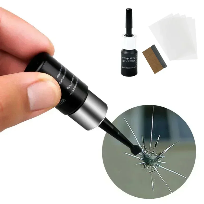 車のフロントガラスのひび割れ修理ツールアップグレード自動車ガ - Glass Cleaner Streak のレビューと価格