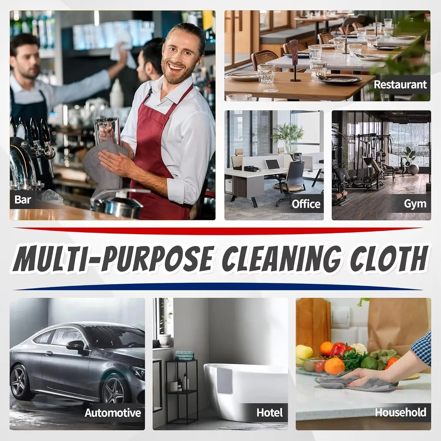 再利用可能な厚みのあるマイクロファイバークリーニングクロス糸 - Microfiber Towel Detailing のレビューと価格