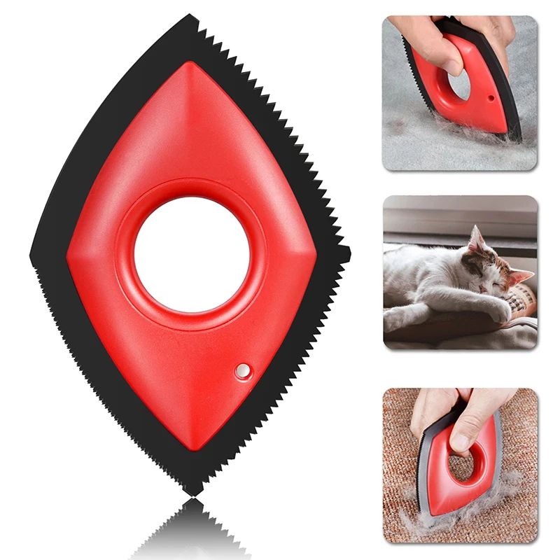 4 モードペットの毛リムーバーコームブラシ犬猫の毛ディテール - Seat Cleaner Fabric のレビューと価格