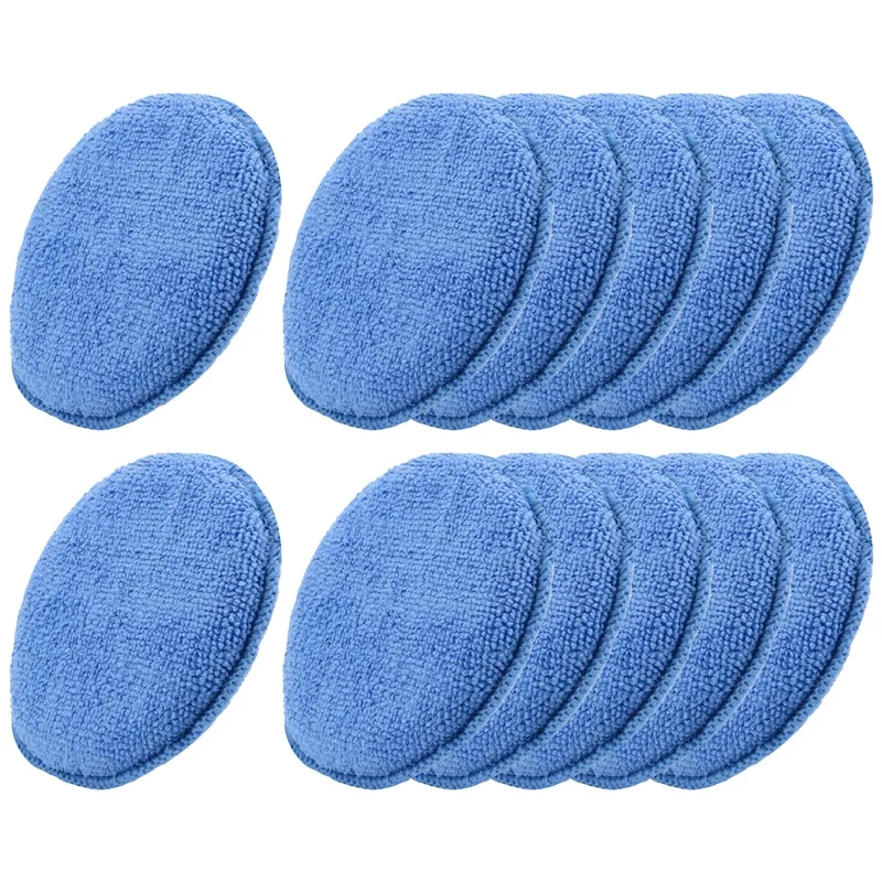 5 インチマイクロファイバーワックスアプリケーター超ソフトワ - Wax Applicator Pad のレビューと価格