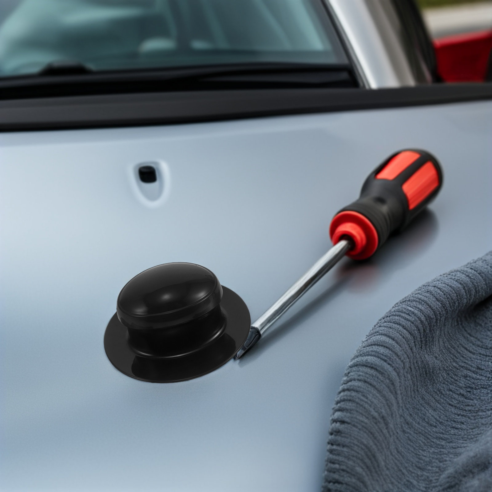 4個入り 車用ポリッシングパッド ハンドル付き プラスチック - Wax Applicator Pad のレビューと価格