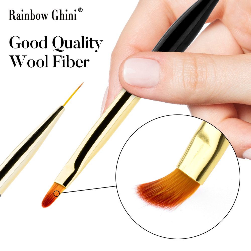 レインボーギニ 3本セット デュアルヘッドネイルアートブラシ - Detailing Brush Set のレビューと価格