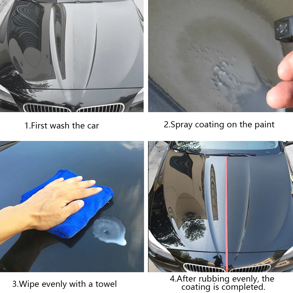 車のセラミックナノコーティング液体コーティングナノクリスタル - Car Wax Ceramic Coating のレビューと価格