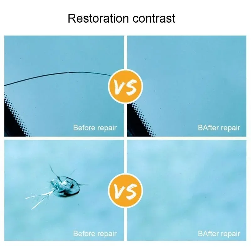 車のガラス傷修復液剤セットフロントガラス窓ガラスナノスクラッ - Glass Cleaner Streak のレビューと価格