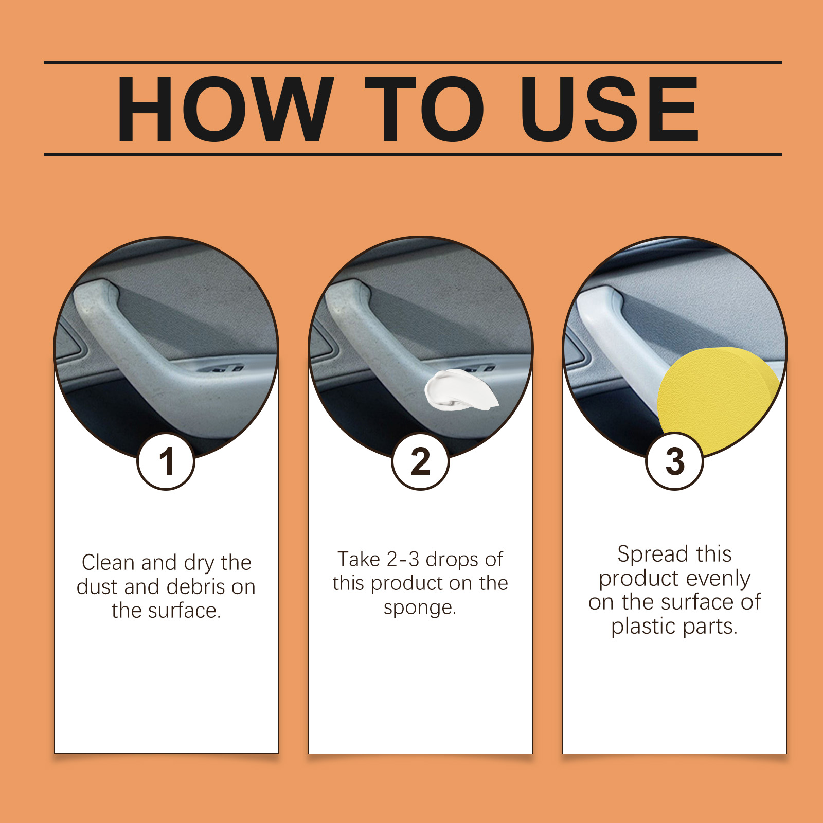 車のプラスチック部品用レストアローション、色褪せたトリムをリ - Trim Restorer Plastic のレビューと価格
