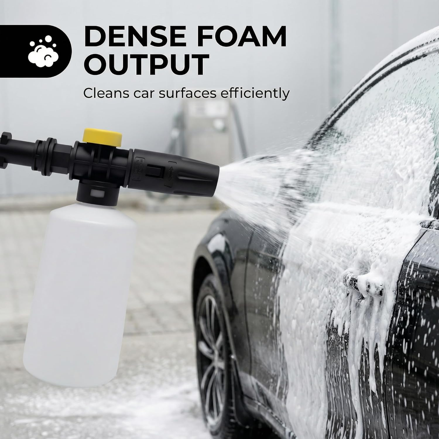 フォームキャノン、ケルヒャーK2-K7高圧洗浄機対応、調整可 - Foam Cannon Car Wash のレビューと価格