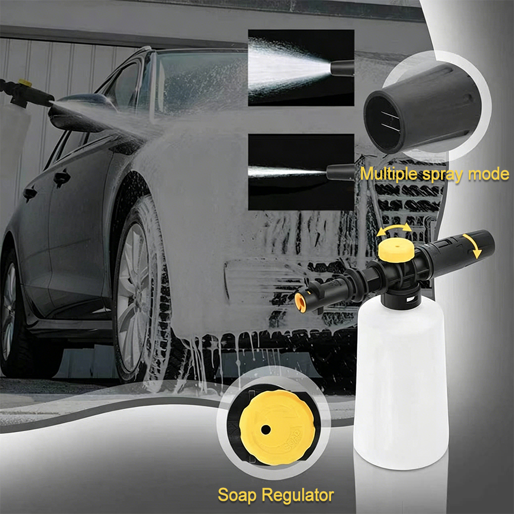 フォームキャノン、ケルヒャーK2-K7高圧洗浄機対応、調整可 - Foam Cannon Car Wash のレビューと価格