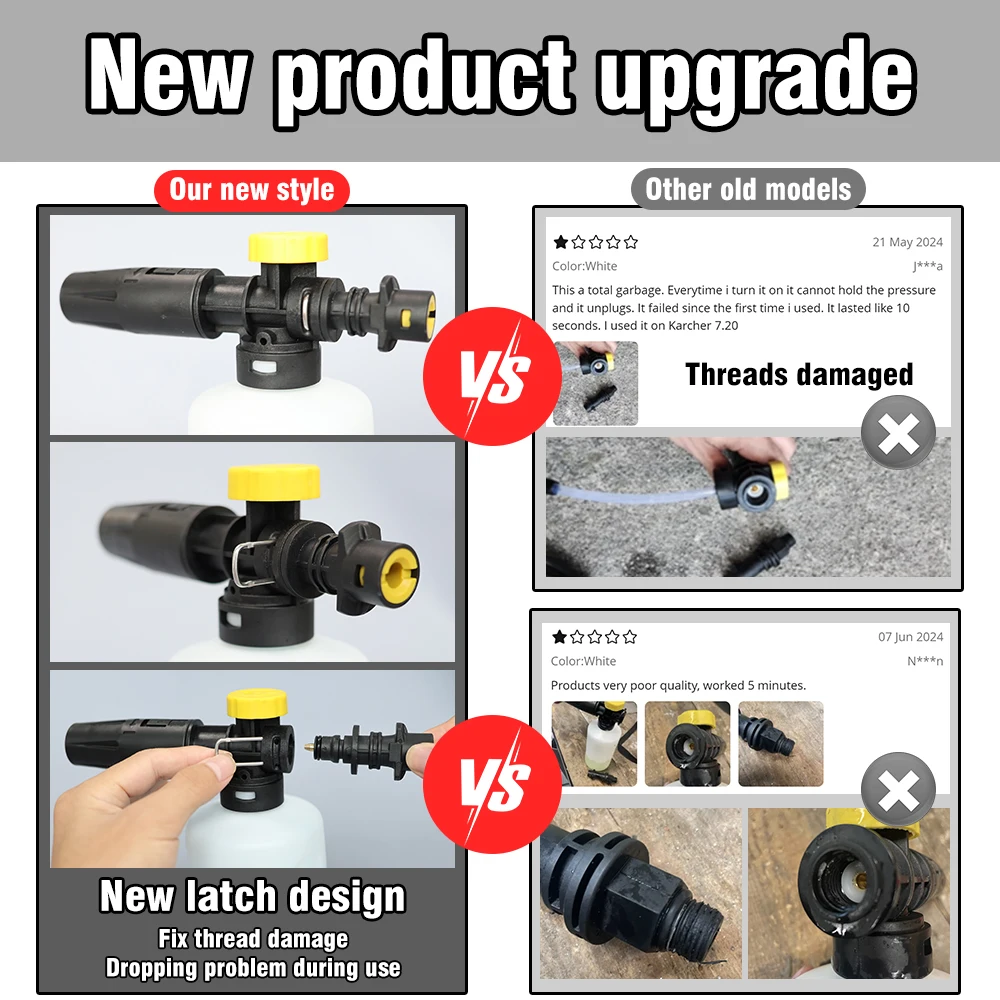 ケルヒャーK2 K3 K4 K5 K6 K7用フォームキャノ - Foam Cannon Car Wash のレビューと価格