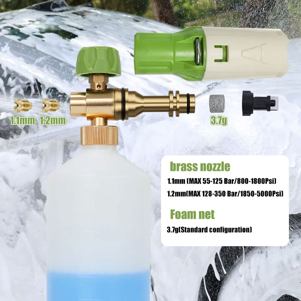 アルミフォームガンランスフォームキャノン洗車フォームメーカー - Foam Cannon Car Wash のレビューと価格