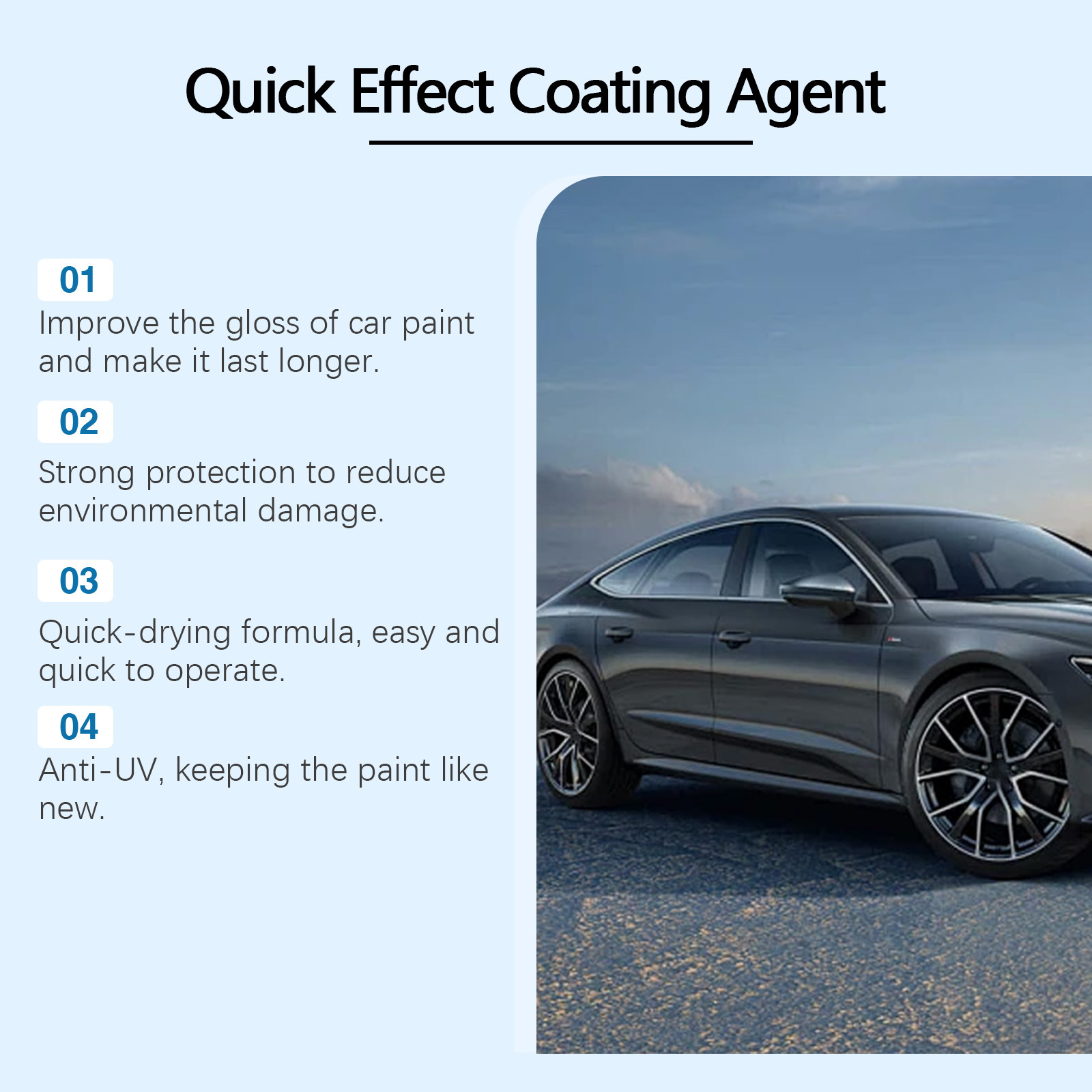 車用セラミックコーティングスプレー クイックナノ疎水性ペイン - Car Wax Ceramic Coating のレビューと価格
