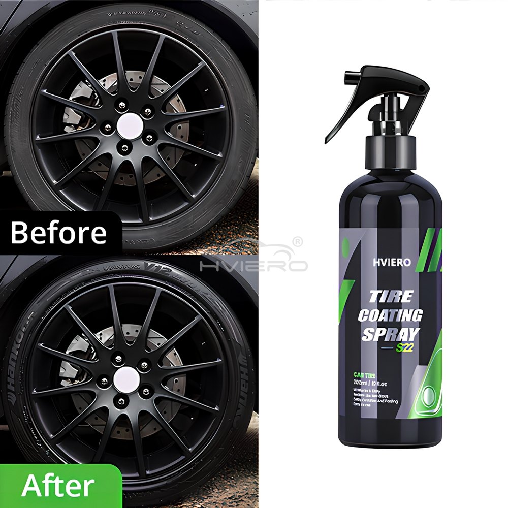 車のタイヤ光沢剤タイヤコーティングスプレー疎水性シーラントワ - Tire Shine Spray Sealant のレビューと価格