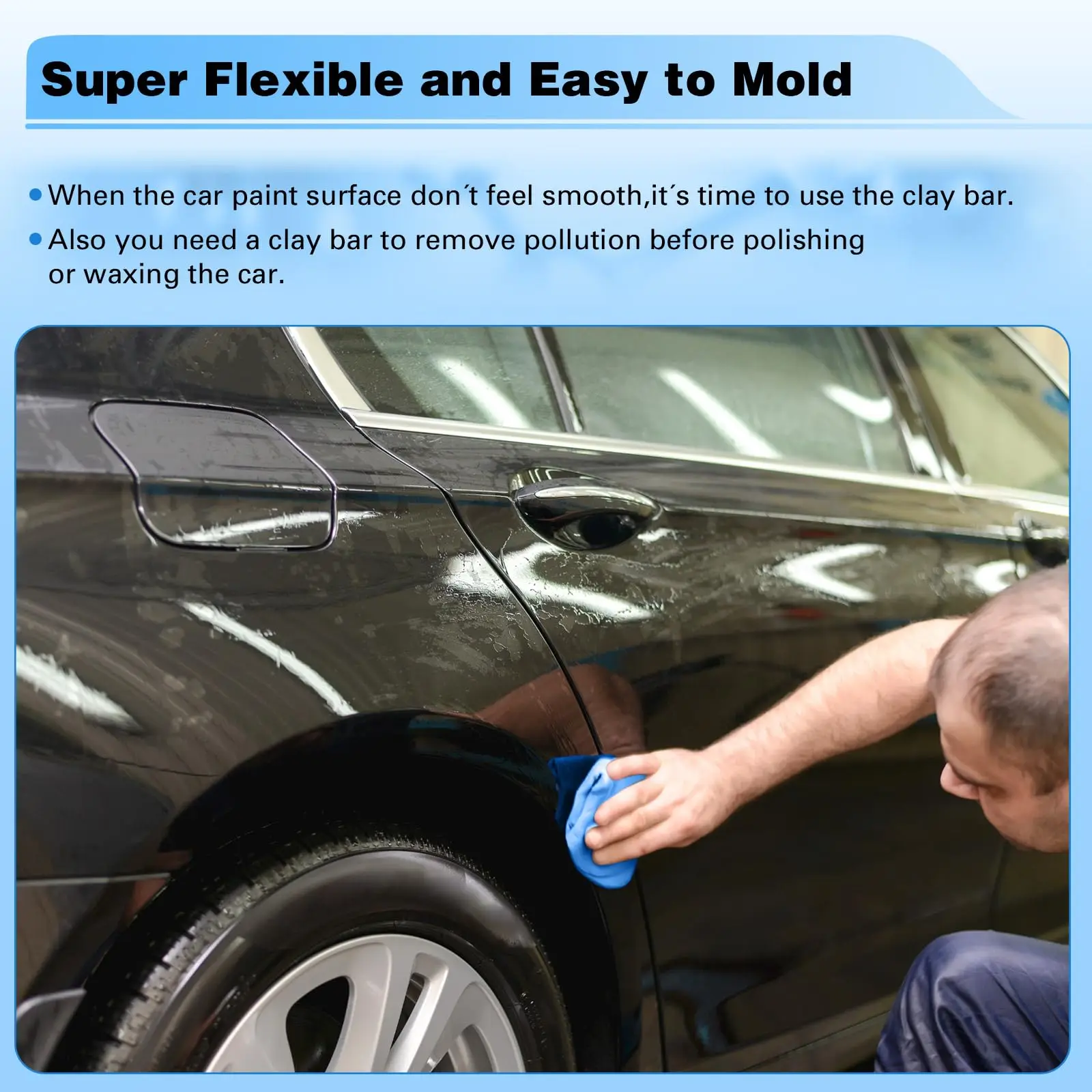 1-10 個車のクリーニング粘土バー洗浄泥車のディテールワッ - Clay Bar Lubricant のレビューと価格