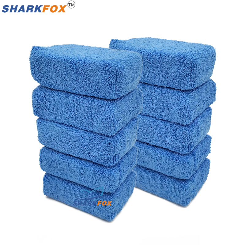 Sharkfox 5 ピース/ロット長方形マイクロファイバー - Wax Applicator Pad のレビューと価格