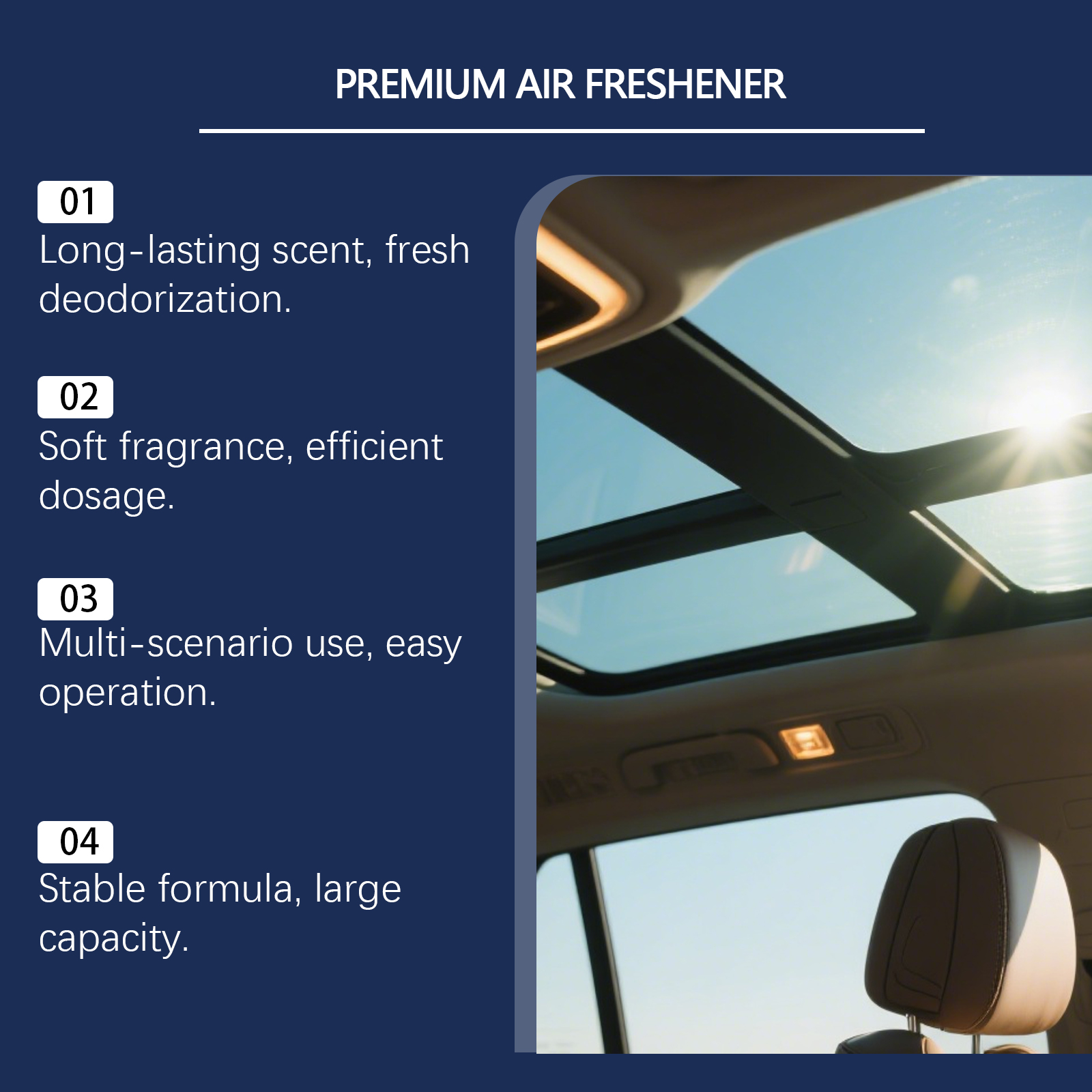 車用芳香剤 消臭スプレー 長持ちする車内消臭剤 天然携帯用空 - Odor Eliminator Car のレビューと価格