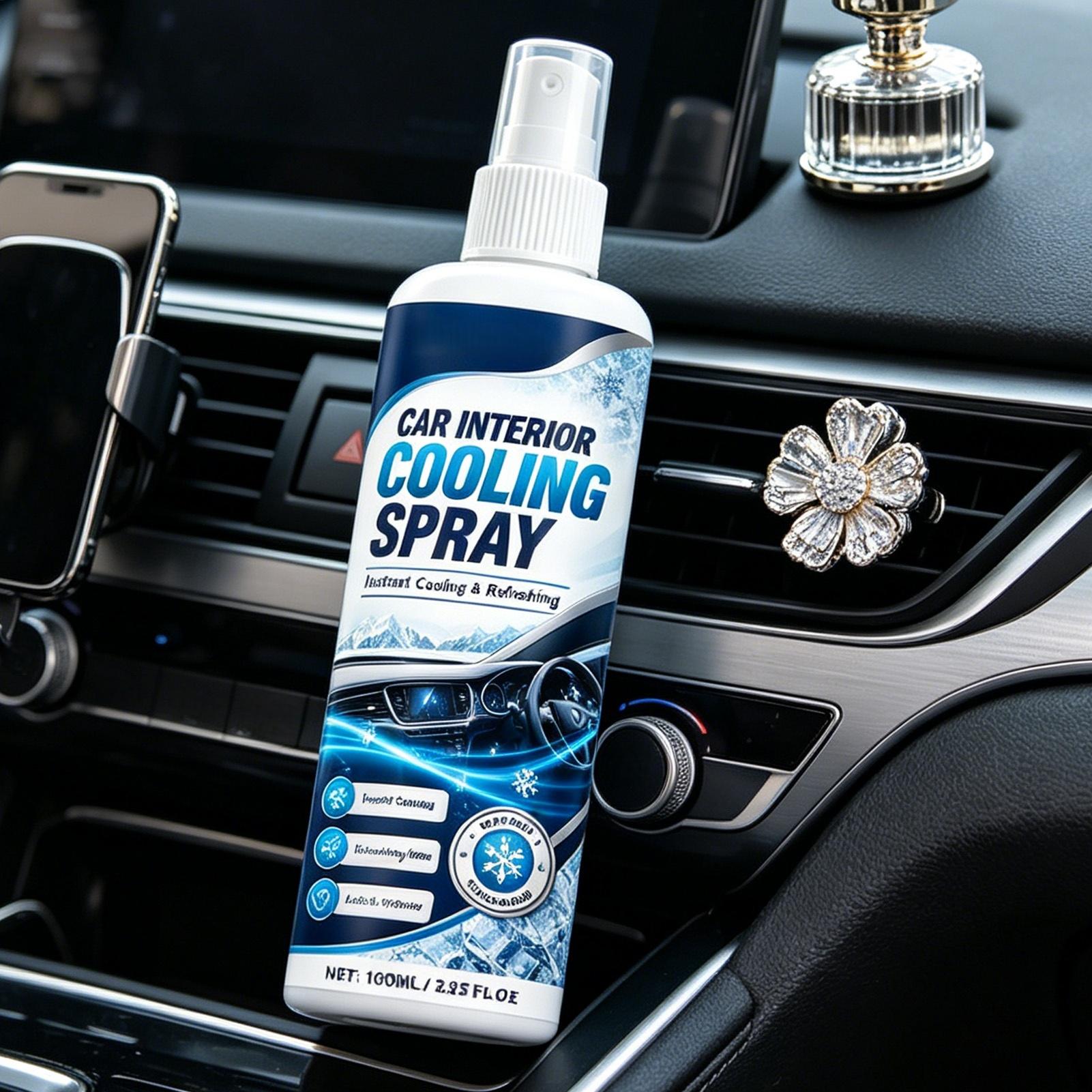 100ml 車内冷却スプレー 速効性フリーズスプレー レザー - Odor Eliminator Car のレビューと価格