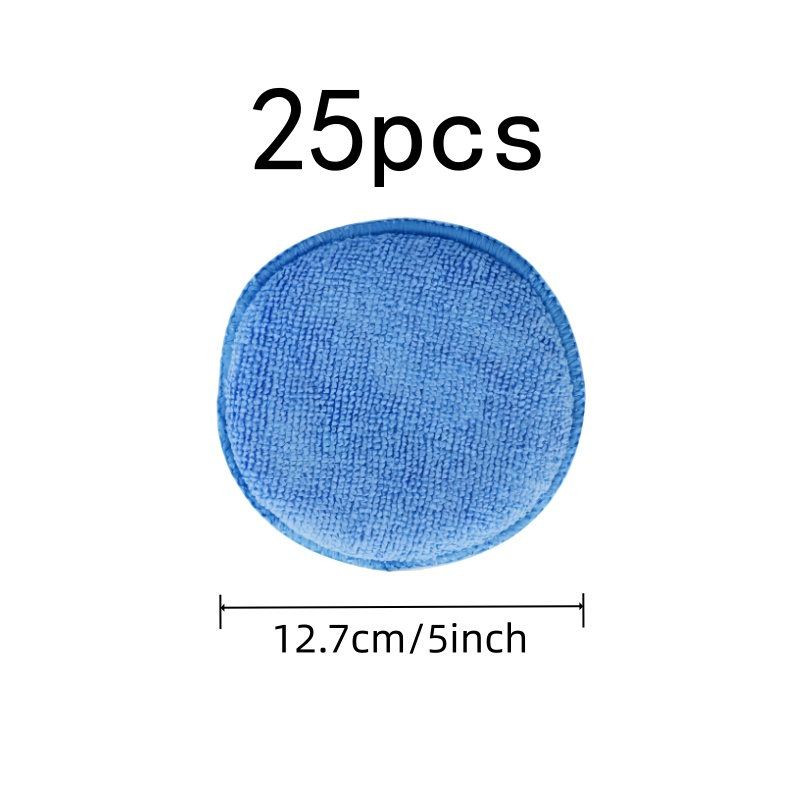 25個入りワックスアプリケーターパッド、糸くずの出ない素材、 - Wax Applicator Pad のレビューと価格