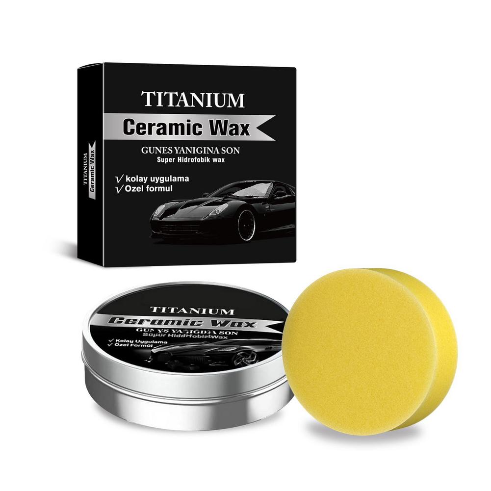 車のスクラッチ修復ワックスタイタンセラミックワックスクリーム - Car Wax Ceramic Coating のレビューと価格