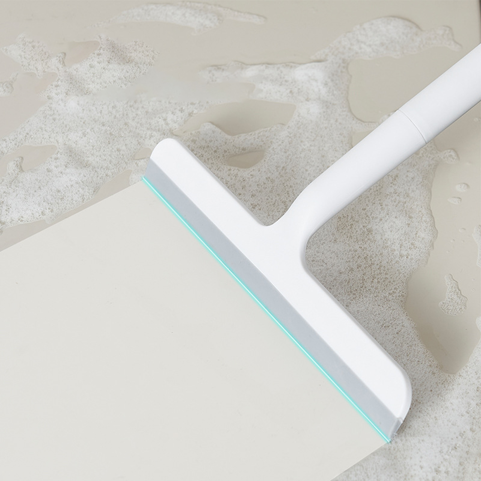 シリコン製スクイジー、プラスチックハンドル、二重刃、線引きな - Glass Cleaner Streak のレビューと価格